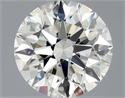 Natural Diamond 1.00 Carats, Round with Excellent Cut, J Color, VVS2 Clarity and Certified by GIA