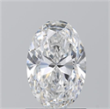 Natural Diamond 1.21 Carats, Oval with  Cut, E Color, VVS2 Clarity and Certified by GIA
