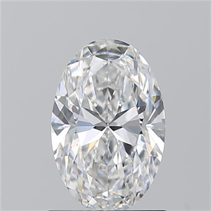 Picture of Natural Diamond 1.21 Carats, Oval with  Cut, E Color, VVS2 Clarity and Certified by GIA