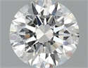 Lab Grown Diamond 1.10 Carats, Round with Ideal Cut, D Color, VVS2 Clarity and Certified by IGI