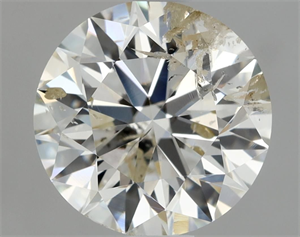 Picture of Natural Diamond 1.52 Carats, Round with Excellent Cut, I Color, I1 Clarity and Certified by IGI