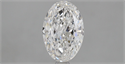 Natural Diamond 1.51 Carats, Oval with  Cut, E Color, SI2 Clarity and Certified by GIA