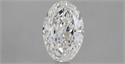 Natural Diamond 1.51 Carats, Oval with  Cut, E Color, SI2 Clarity and Certified by GIA