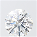 Lab Grown Diamond 2.09 Carats, Round with Ideal Cut, E Color, VVS1 Clarity and Certified by IGI