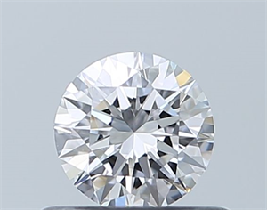 Picture of Natural Diamond 0.40 Carats, Round with Excellent Cut, D Color, VVS2 Clarity and Certified by GIA