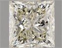 Natural Diamond 1.40 Carats, Princess with  Cut, L Color, VS1 Clarity and Certified by GIA