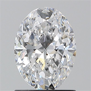 Picture of Natural Diamond 1.20 Carats, Oval with  Cut, D Color, SI2 Clarity and Certified by GIA