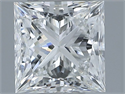 Natural Diamond 0.70 Carats, Princess with  Cut, G Color, VS1 Clarity and Certified by GIA