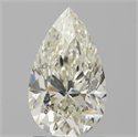 Natural Diamond 1.70 Carats, Pear with  Cut, K Color, SI2 Clarity and Certified by GIA