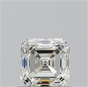 Diamante Natural 0.70 quilates, Asscher , Color K, claridad VS1 y certificado GIA