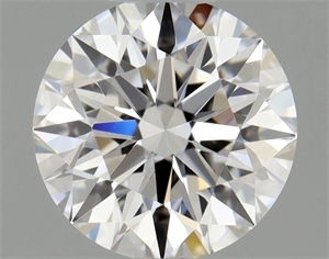 Foto Diamante Natural 0.42 quilates, Redondo , Color F, claridad IF y certificado GIA de