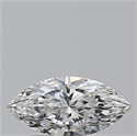 Natural Diamond 0.50 Carats, Marquise with  Cut, F Color, SI1 Clarity and Certified by GIA