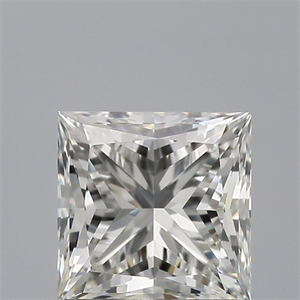Picture of Natural Diamond 0.71 Carats, Princess with  Cut, G Color, VVS2 Clarity and Certified by IGI