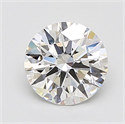 Lab Grown Diamond 2.04 Carats, Round with Ideal Cut, E Color, IF Clarity and Certified by IGI