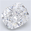 Del inventario de diamantes de laboratorio, 1.68 quilates, Del cojín , Color D, claridad IF y certificado IGI