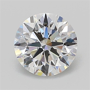 Picture of Lab Grown Diamond 1.02 Carats, Round with Ideal Cut, D Color, VVS2 Clarity and Certified by IGI