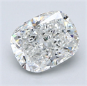Diamante Natural 2.01 quilates, Del cojín , Color H, claridad VS1 y certificado GIA