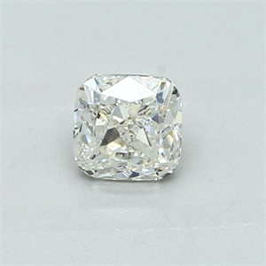 Picture of Natural Diamond 0.50 Carats, Cushion with  Cut, J Color, SI1 Clarity and Certified by GIA