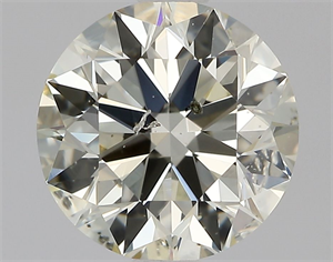 Picture of Natural Diamond 1.00 Carats, Round with Excellent Cut, N Color, SI2 Clarity and Certified by GIA