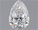 Diamante Natural 0.50 quilates, De pera , Color E, claridad SI1 y certificado GIA