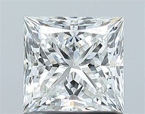 Picture of Natural Diamond 1.02 Carats, Princess with  Cut, G Color, VS1 Clarity and Certified by GIA