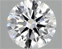 Del inventario de diamantes de laboratorio, 1.55 quilates, Redondo , Color D, claridad VS2 y certificado IGI