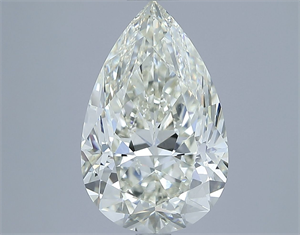 Foto Diamante Natural 4.03 quilates, De pera , Color J, claridad VS2 y certificado IGI de