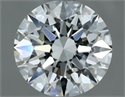 Natural Diamond 0.50 Carats, Round with Excellent Cut, G Color, VVS1 Clarity and Certified by IGI