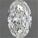 Diamante Natural 0.90 quilates, Ovalado , Color J, claridad VVS2 y certificado GIA
