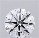 Lab Grown Diamond 1.39 Carats, Round with Ideal Cut, E Color, VVS2 Clarity and Certified by IGI