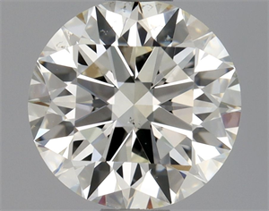 Foto Diamante Natural 0.80 quilates, Redondo , Color K, claridad SI1 y certificado GIA de