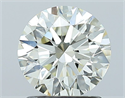 Natural Diamond 1.41 Carats, Round with Excellent Cut, M Color, VS2 Clarity and Certified by GIA
