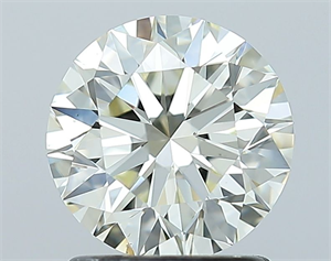 Picture of Natural Diamond 1.41 Carats, Round with Excellent Cut, M Color, VS2 Clarity and Certified by GIA