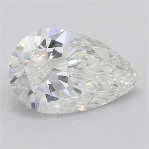 Picture of Natural Diamond 1.50 Carats, Pear with  Cut, H Color, SI2 Clarity and Certified by GIA