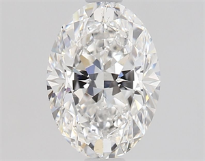 Picture of Natural Diamond 0.90 Carats, Oval with  Cut, E Color, SI1 Clarity and Certified by GIA