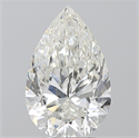 Diamante Natural 3.01 quilates, De pera , Color H, claridad SI2 y certificado GIA