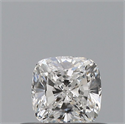 Natural Diamond 0.40 Carats, Cushion with  Cut, E Color, IF Clarity and Certified by GIA