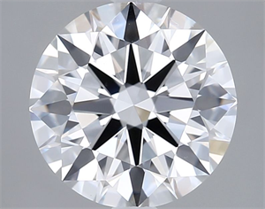 Picture of Lab Grown Diamond 2.51 Carats, Round with Ideal Cut, D Color, VVS2 Clarity and Certified by IGI