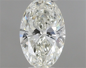 Foto Diamante Natural 0.42 quilates, Ovalado , Color J, claridad IF y certificado GIA de