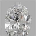 Natural Diamond 0.19 Carats, Oval with  Cut, E Color, SI1 Clarity and Certified by IGI
