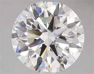 Picture of Lab Grown Diamond 2.83 Carats, Round with Ideal Cut, E Color, VVS2 Clarity and Certified by IGI