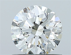 Picture of Natural Diamond 0.70 Carats, Round with Excellent Cut, H Color, IF Clarity and Certified by GIA
