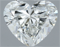 Natural Diamond 0.52 Carats, Heart with  Cut, I Color, VS2 Clarity and Certified by GIA