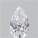 Diamante Natural 0.92 quilates, De pera , Color D, claridad VVS1 y certificado GIA