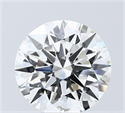 Lab Grown Diamond 4.03 Carats, Round with Ideal Cut, F Color, VS1 Clarity and Certified by IGI