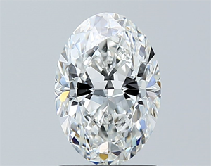 Foto Diamante Natural 1.20 quilates, Ovalado , Color F, claridad SI1 y certificado GIA de