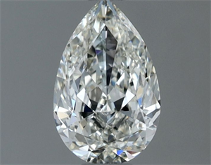Foto Diamante Natural 0.50 quilates, De pera , Color H, claridad IF y certificado IGI de