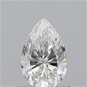 Diamante Natural 0.70 quilates, De pera , Color E, claridad VS1 y certificado GIA