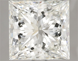 Foto Diamante Natural 3.11 quilates, Princesa , Color J, claridad VS2 y certificado GIA de