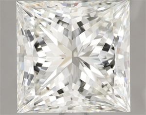 Picture of Natural Diamond 3.11 Carats, Princess with  Cut, J Color, VS2 Clarity and Certified by GIA